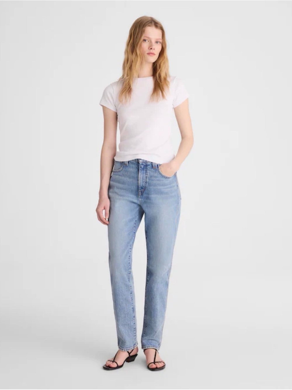 Madewell curvey perfect vintage Straight leg Jeans 32